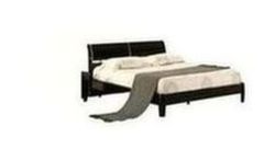 Aztec Kingsize High Gloss Bed Frame - Black